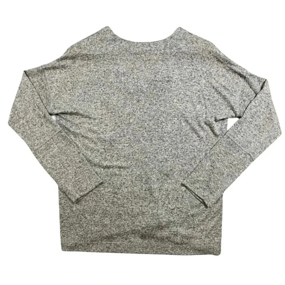 Rails Leigh Melange Grey Long Sleeve Top - Picture 6 of 6